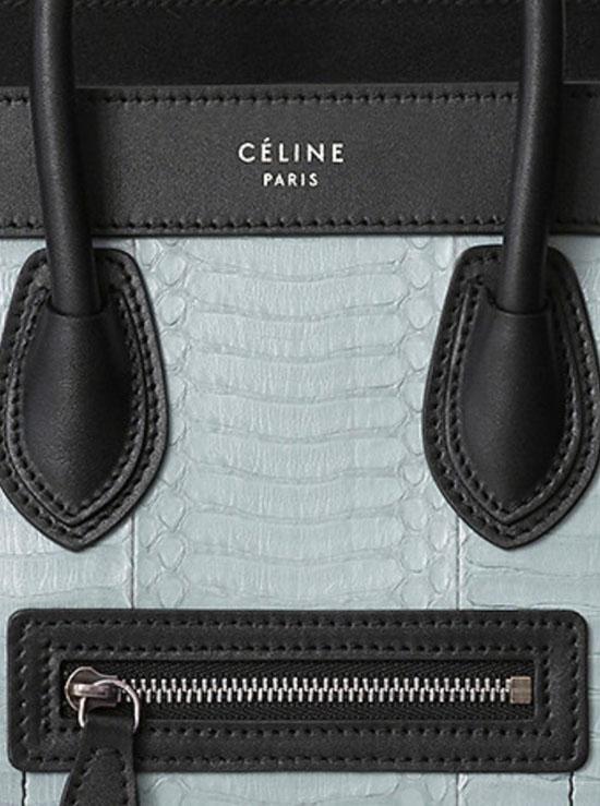 CELINEセリーヌ スーパーコピー ◆NANO LUGGAGE◆ウォータースネイクショルダーバッグ 7060616